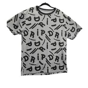 Sacred Crown Short Sleeve Drip All Over Print Heavy Duty Mens XL TShirt Designer